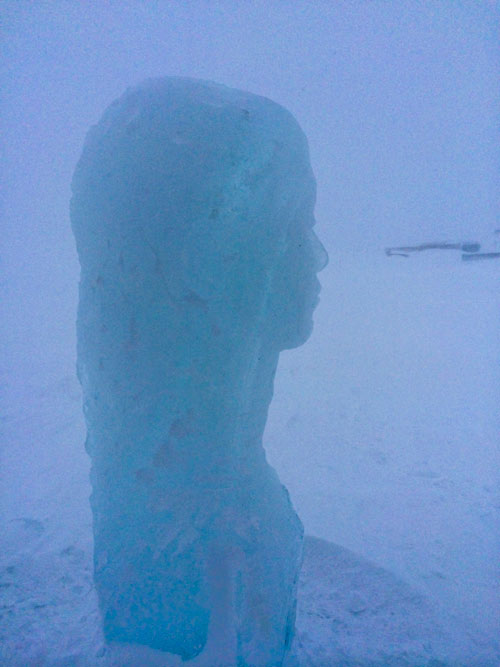Finse workshop,  ice sculpture